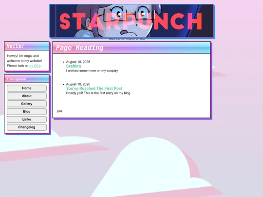 blog screenshot
