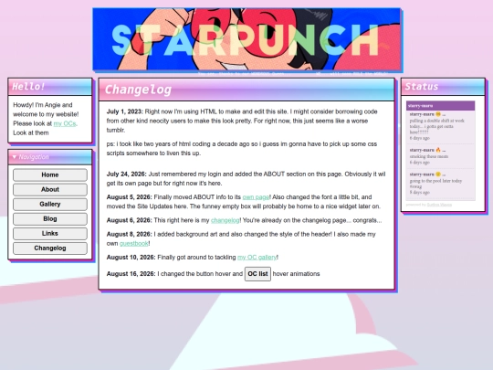 changelog screenshot