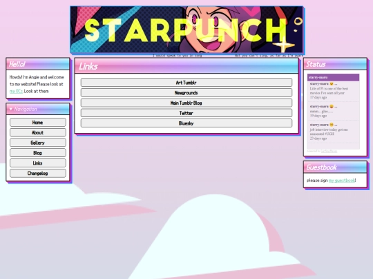 links screenshot