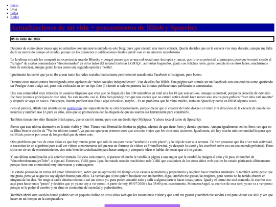 blogíndice screenshot