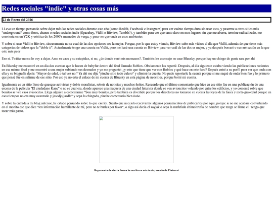 blogs/redessocialesindie screenshot