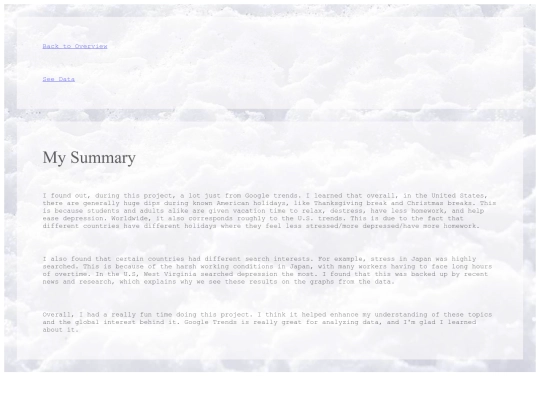 summary screenshot