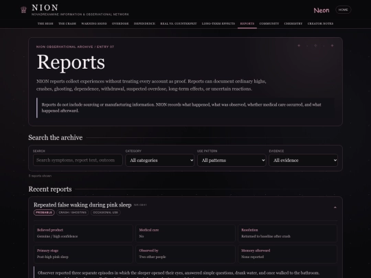 reports screenshot