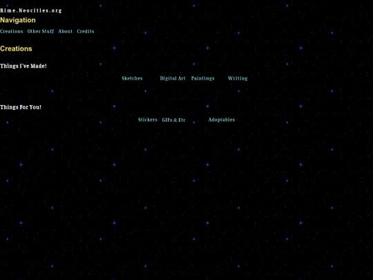 creations screenshot