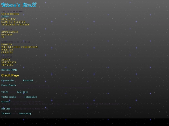 credit screenshot