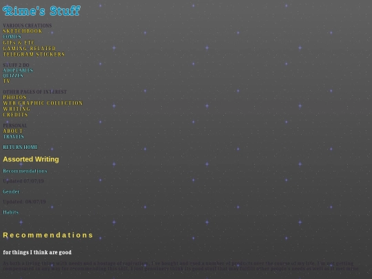 txt/recommendations screenshot