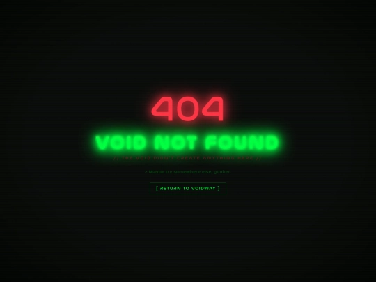 not_found screenshot