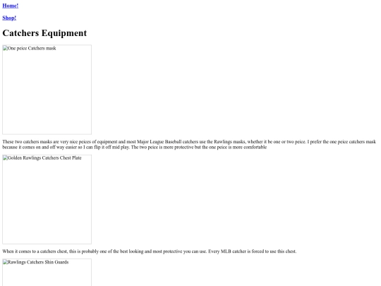 Catchers_Equipment screenshot
