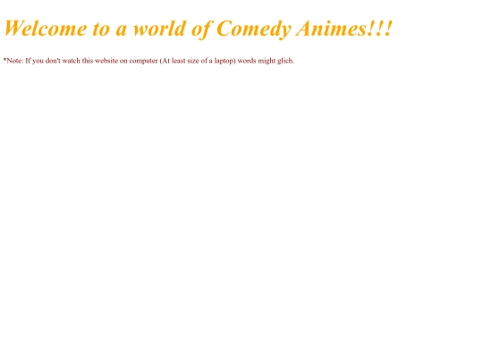 comdey screenshot
