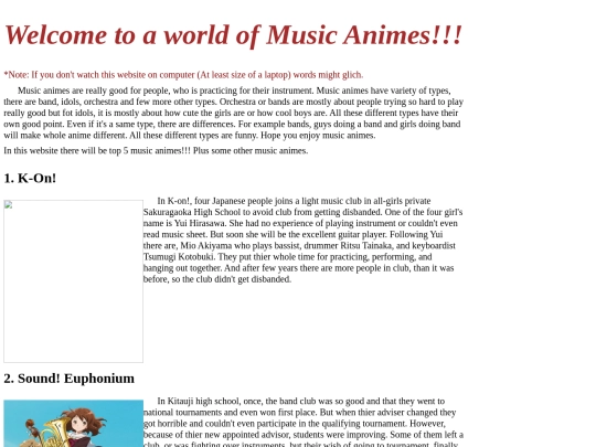 music screenshot