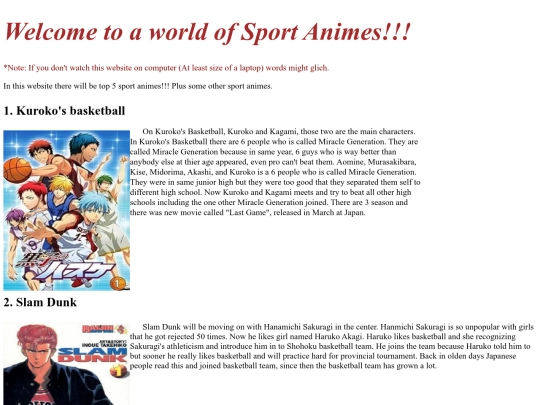 sport screenshot