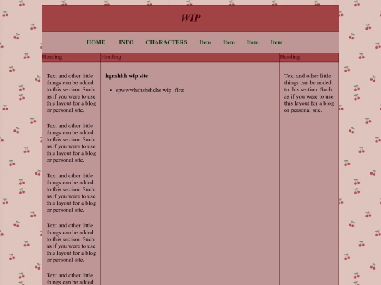 info screenshot