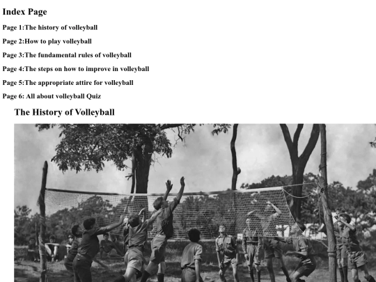 Finalhomepage screenshot