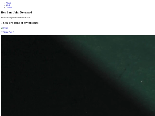 red-portfolio-page-template screenshot