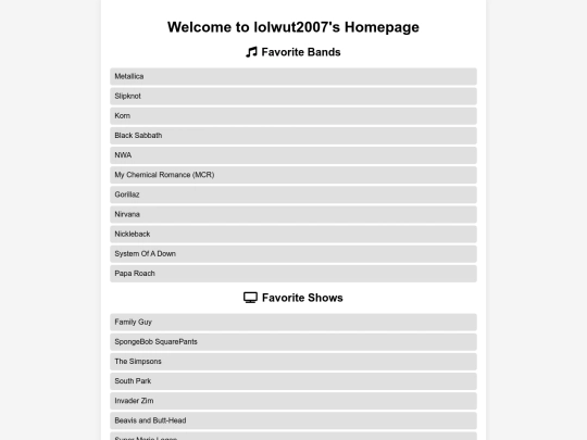 index screenshot