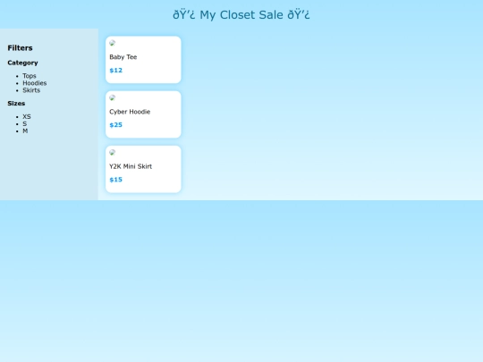 index screenshot