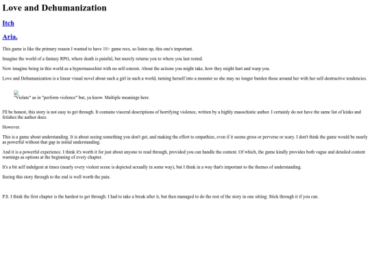 beat/reviews/loveanddehumanization screenshot