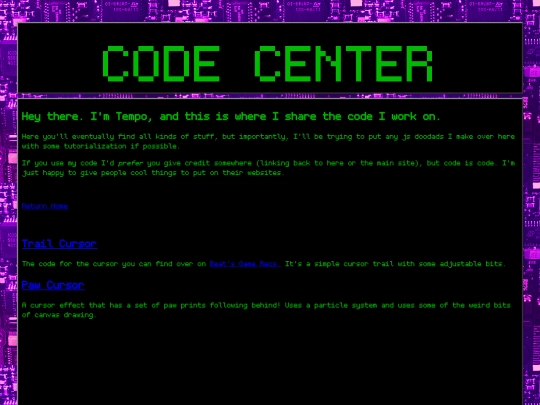tempo/code screenshot