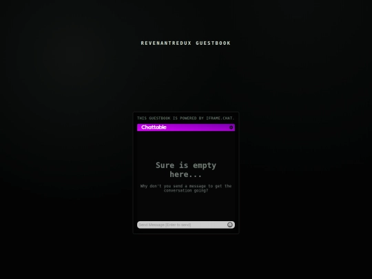 guestbook screenshot