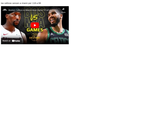 CelticosvsMiami screenshot