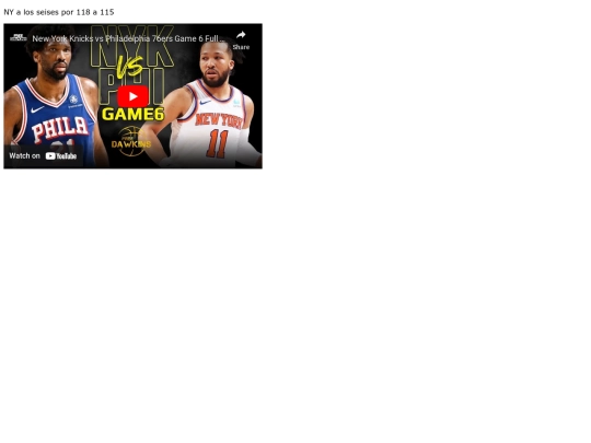 SeisesvsNY screenshot