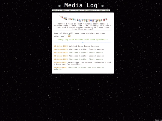 MediaLog screenshot