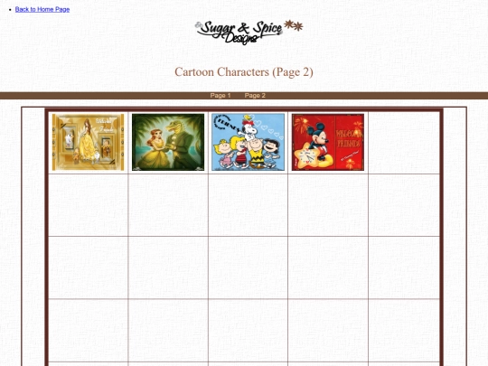 CartoonCharacters/Cartoonpg02 screenshot
