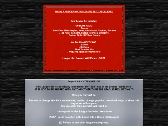 LS/WildZoneSingles/ls01/tourneytab screenshot
