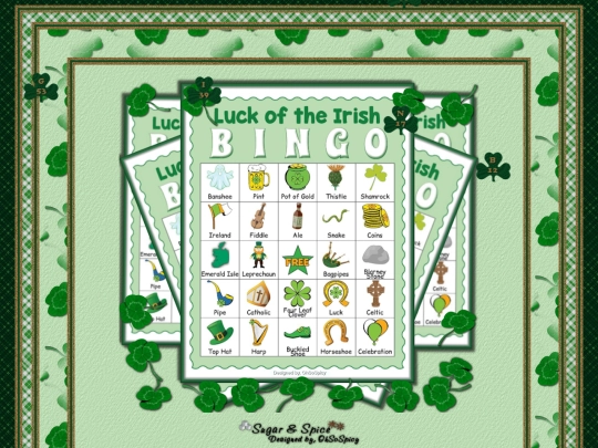 Leagues/FFA/StPattyDayBingo screenshot
