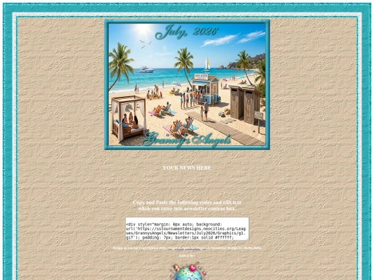 Leagues/GrannysAngels/Newsletters/July2026/July2026 screenshot