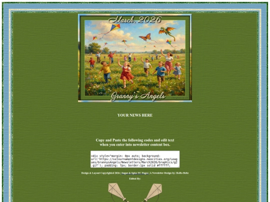 Leagues/GrannysAngels/Newsletters/March2026/March2026 screenshot