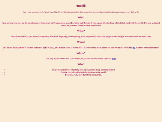 motif screenshot