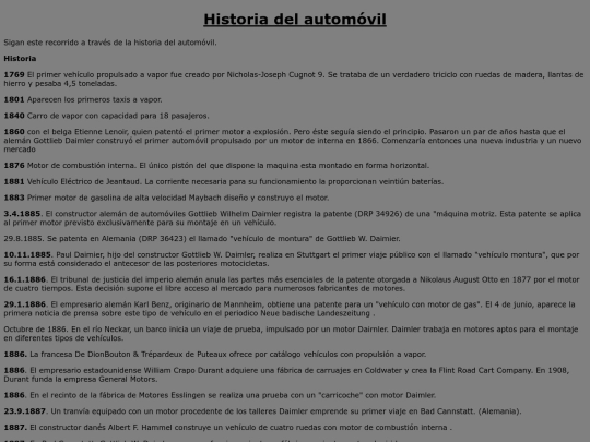 historiadelautomovil screenshot