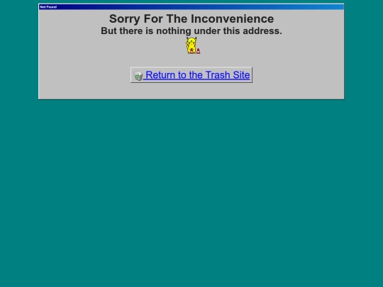 not_found screenshot