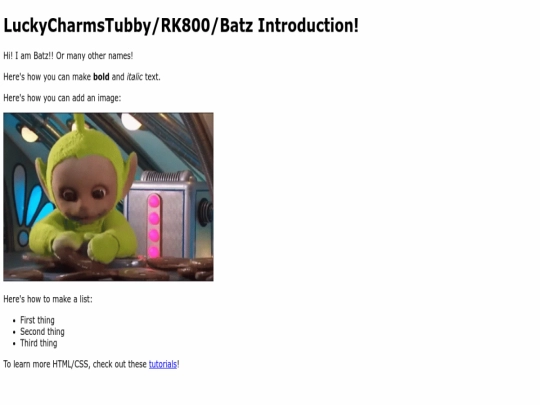 index screenshot