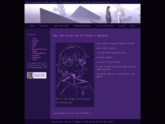 aboutme/persona screenshot