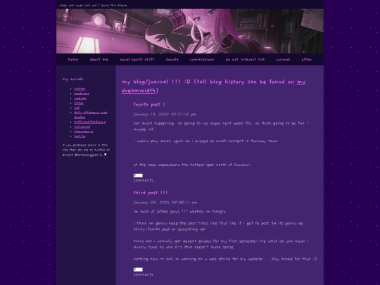 blog screenshot
