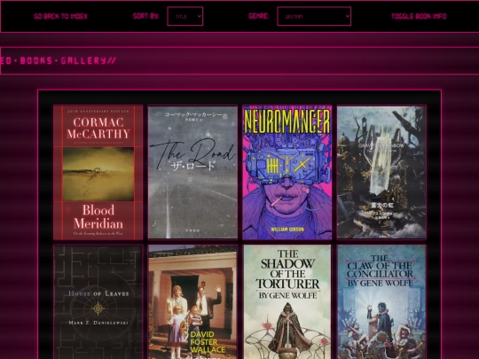 books screenshot