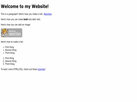 index screenshot