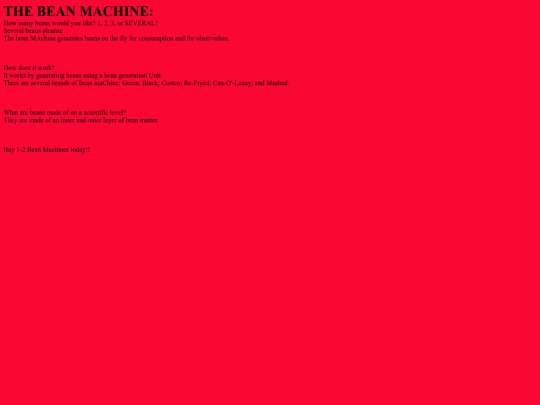 Beanmachine screenshot