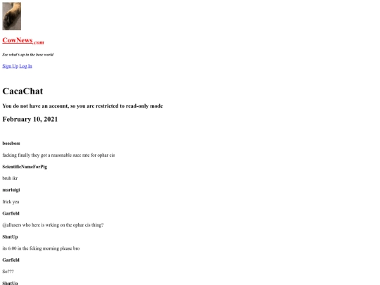 cacachat screenshot