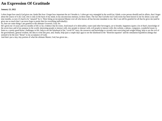 gratitude screenshot