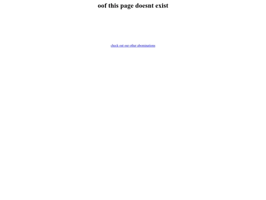 not_found screenshot