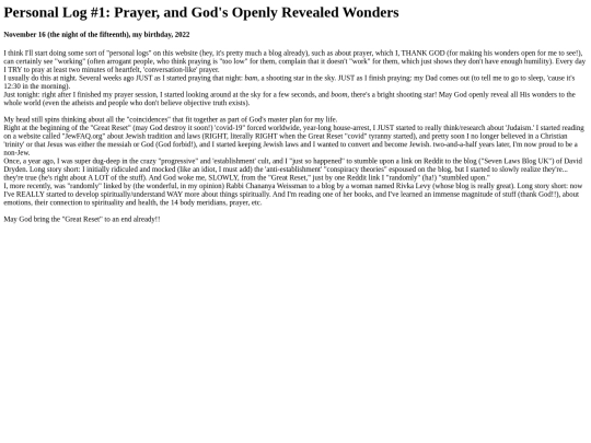 prayerlog screenshot
