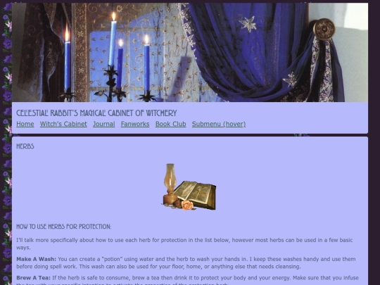 witchy/herbs screenshot