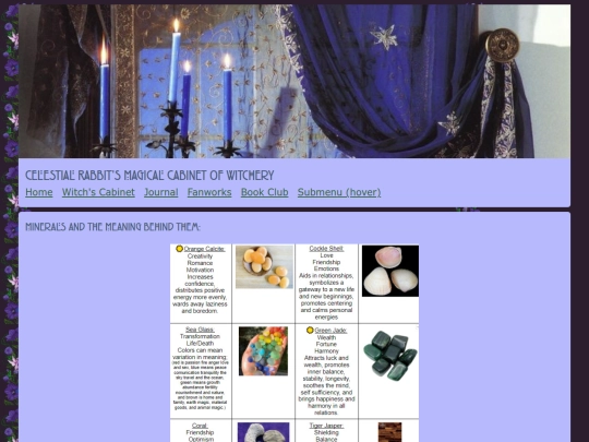 witchy/minerals screenshot