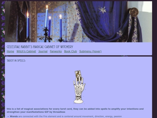 witchy/tarotinspells screenshot