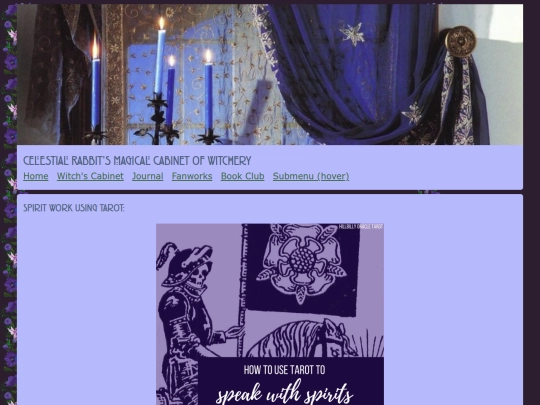 witchy/tarotspirits screenshot