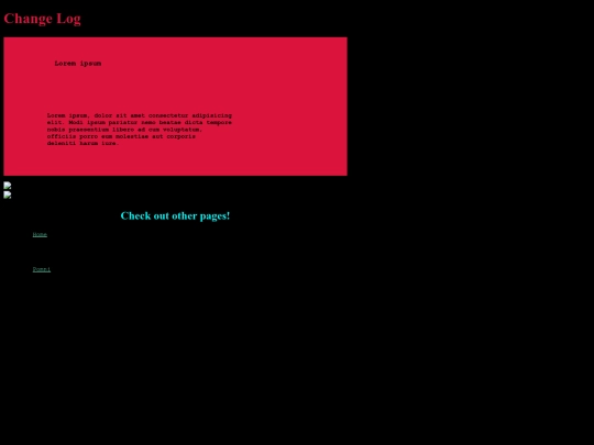 Log screenshot