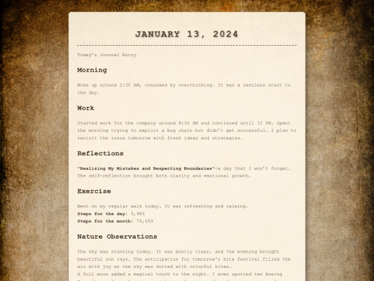 journals/Jan2025/journal-january-13 screenshot
